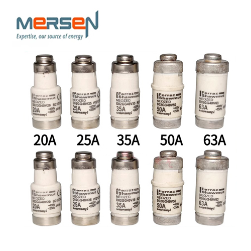 MERSEN熔断器 D02GG40V20/V25/V35 D02GG40V40/V50/V63